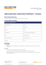 Securitan contactspray 750ml - TF